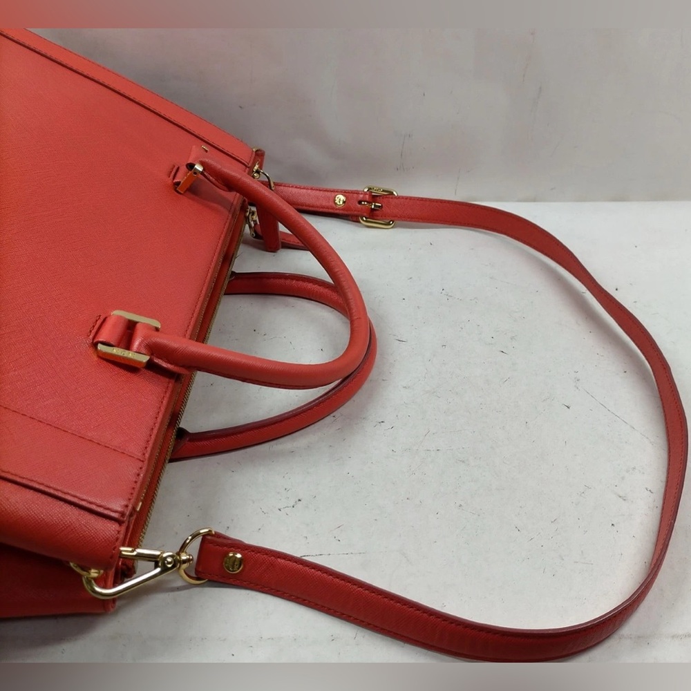MCM Nuovo Leather Satchel Shoulder Crossbody Tote Pink - Picture 6 of 9